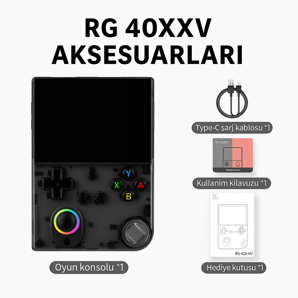 RetroTernal© Anbernic RG 40 XX V Taşınabilir Oyun Konsolu