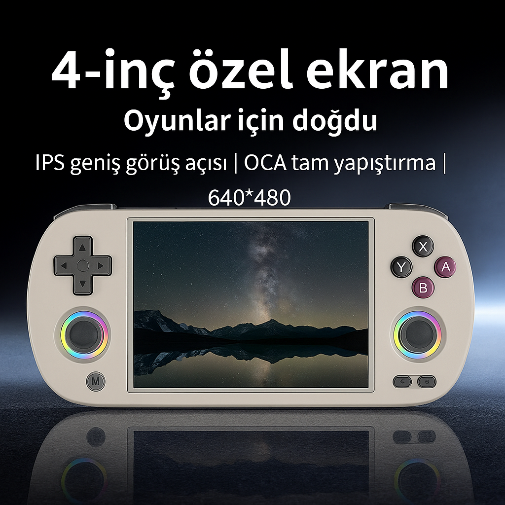 RetroTernal© Anbernic RG 40 XX H Taşınabilir Mini Oyun Konsolu