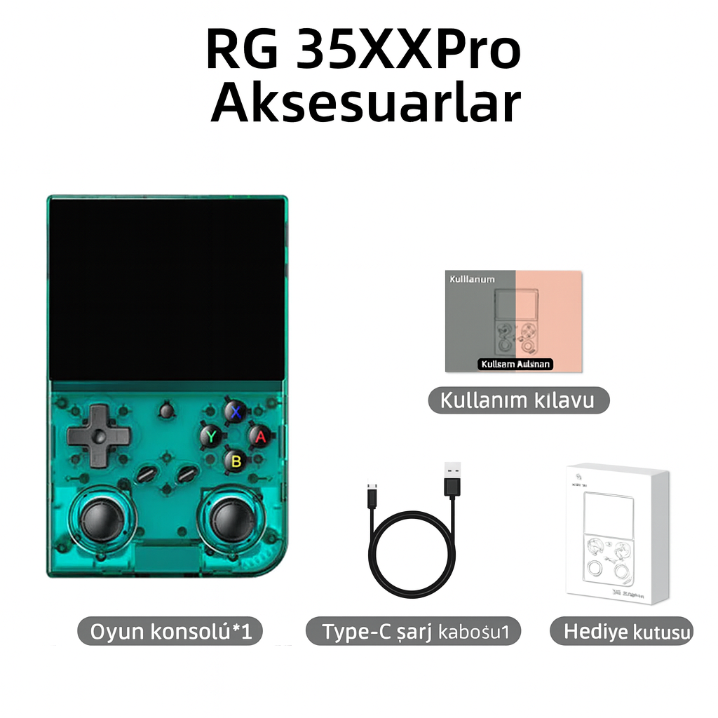 ANBERNIC RG35XXPro Retro Oyun Konsolu