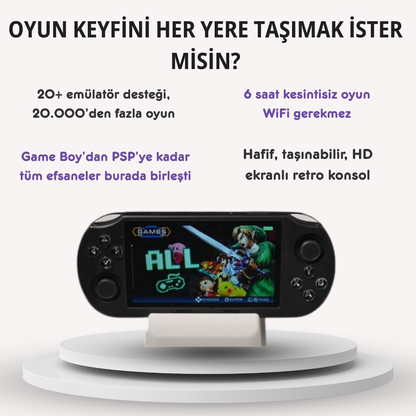 RetroTernal©  SF3000 Taşınabilir Oyun Konsolu