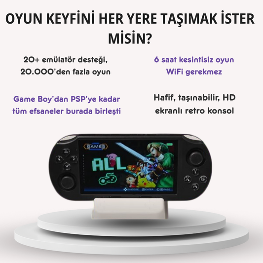 RetroTernal©  SF3000 Taşınabilir Oyun Konsolu