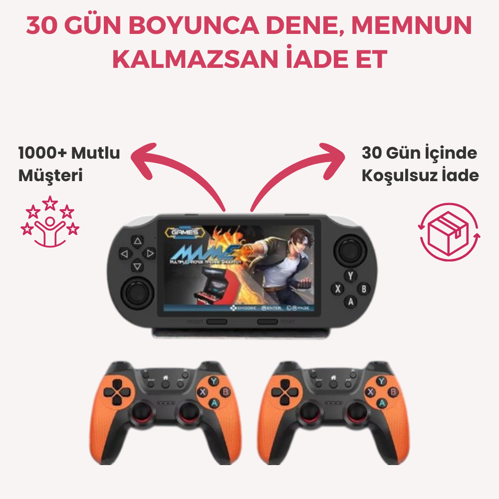 RetroTernal©  SF3000 Taşınabilir Oyun Konsolu
