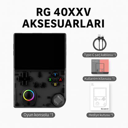 RetroTernal© Anbernic RG 40 XX V Taşınabilir Oyun Konsolu