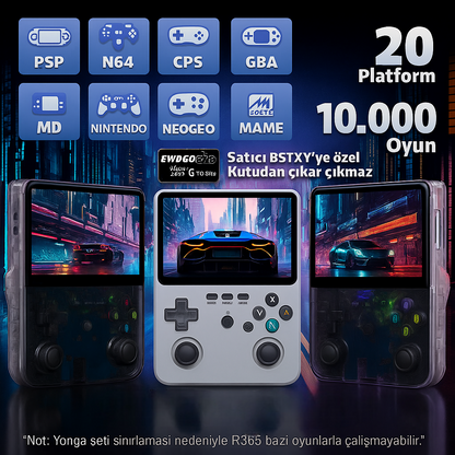 RetroTernal© R36S Taşınabilir Mini Oyun Konsolu