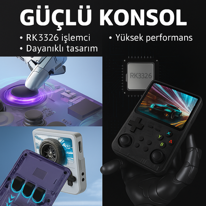 RetroTernal© R36S Taşınabilir Mini Oyun Konsolu